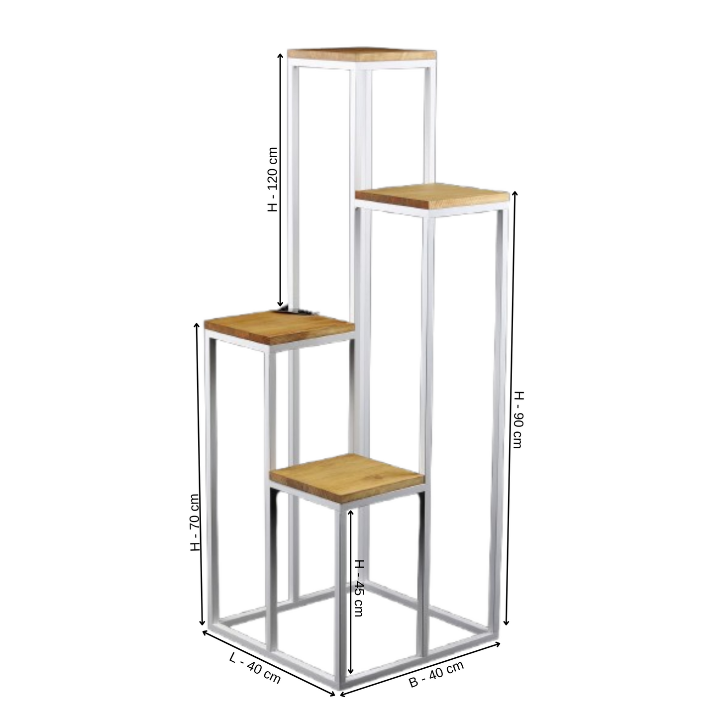 Raised Metal Planter Stand