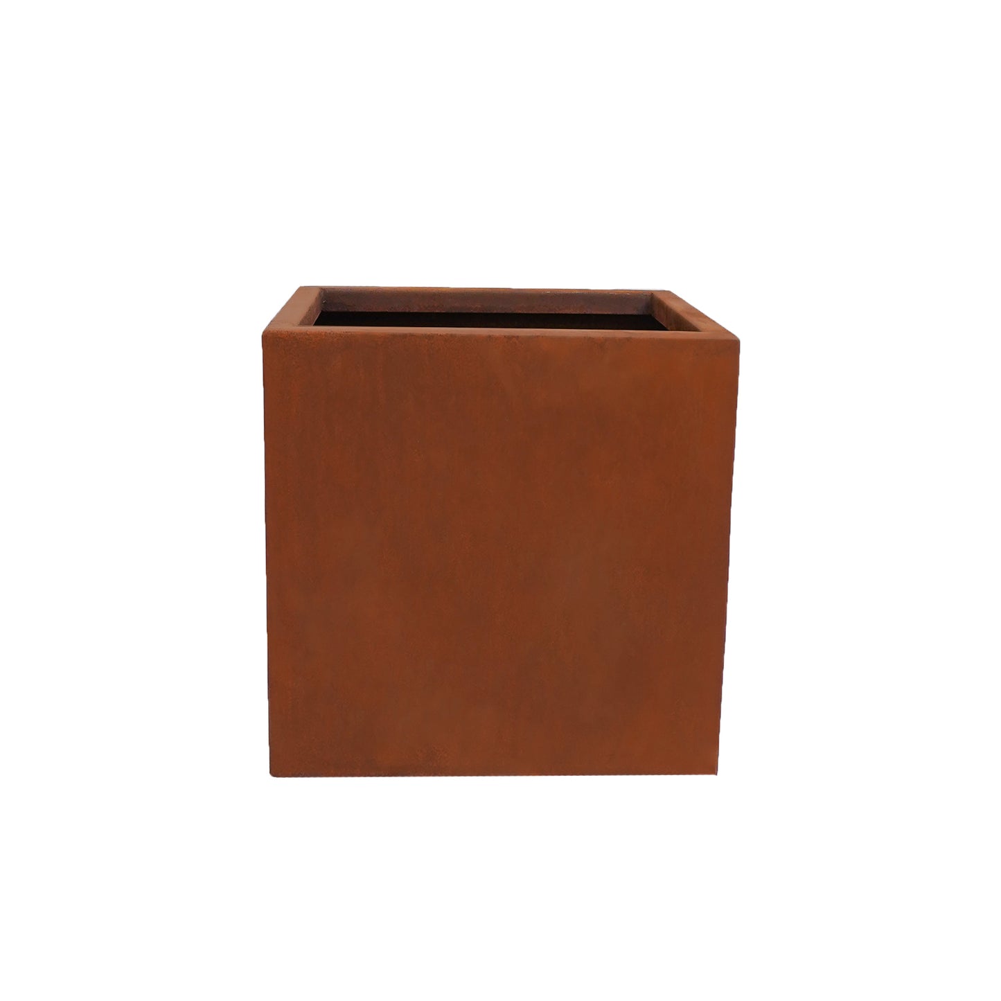 Corten Steel Cube Planter