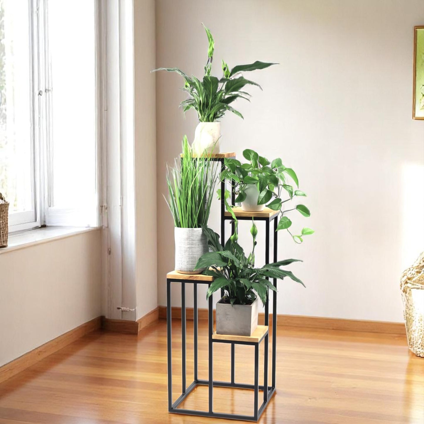 Raised Metal Planter Stand