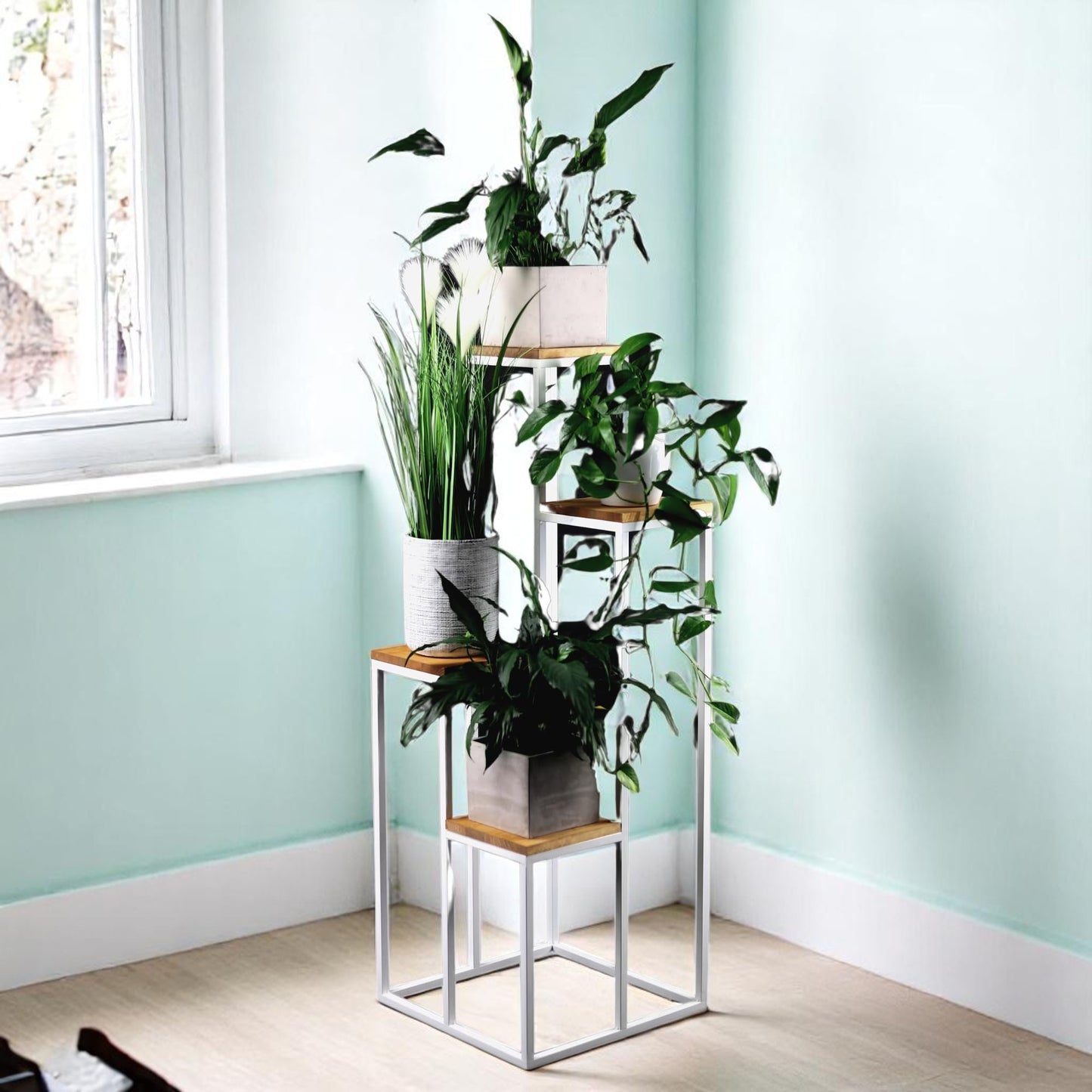 Raised Metal Planter Stand