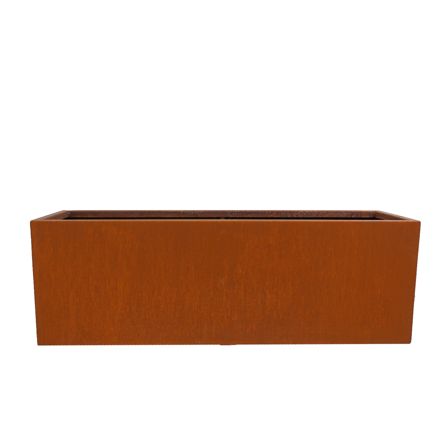 JP Corten Steel Cube Trough Planter