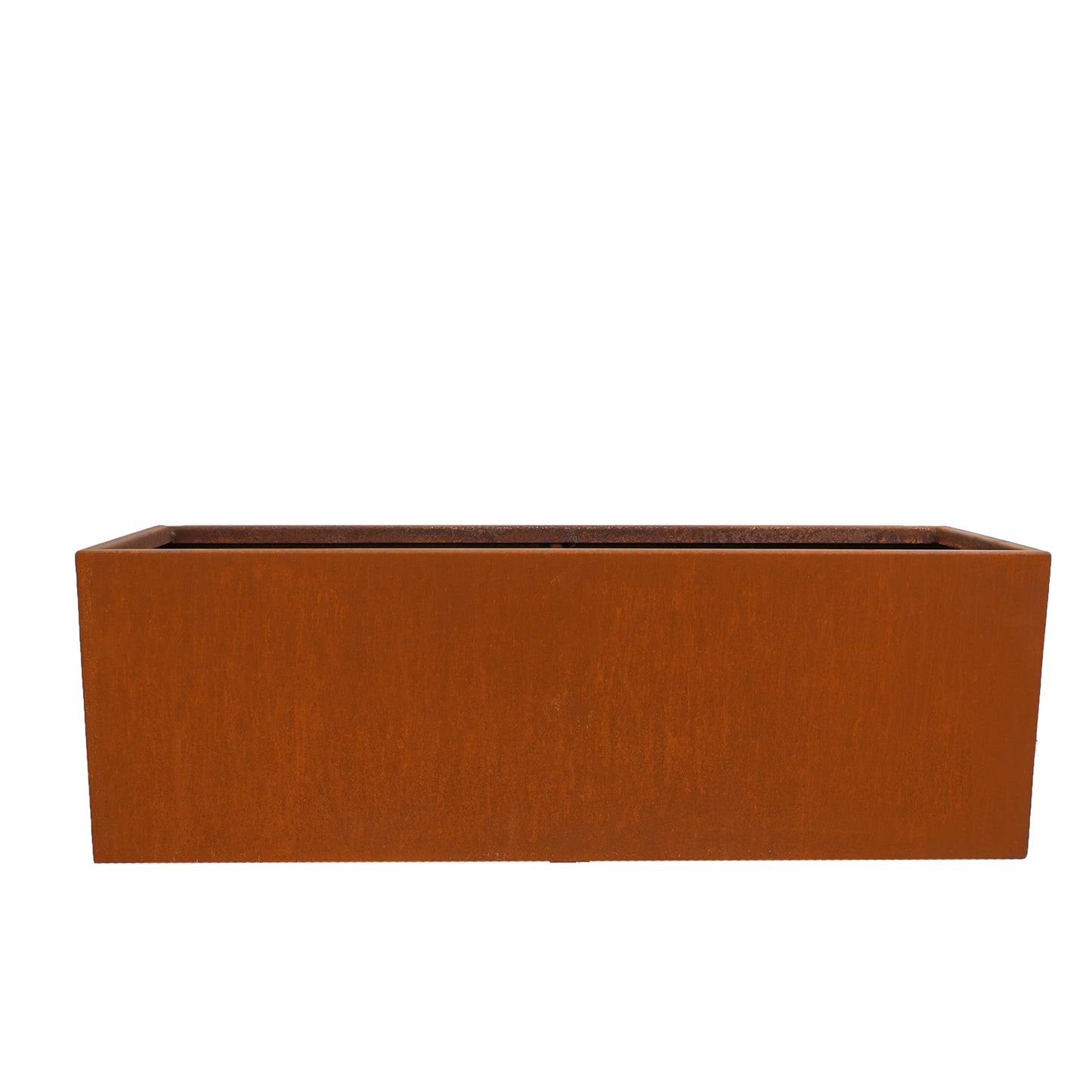 Corten Steel Cube Trough Planter